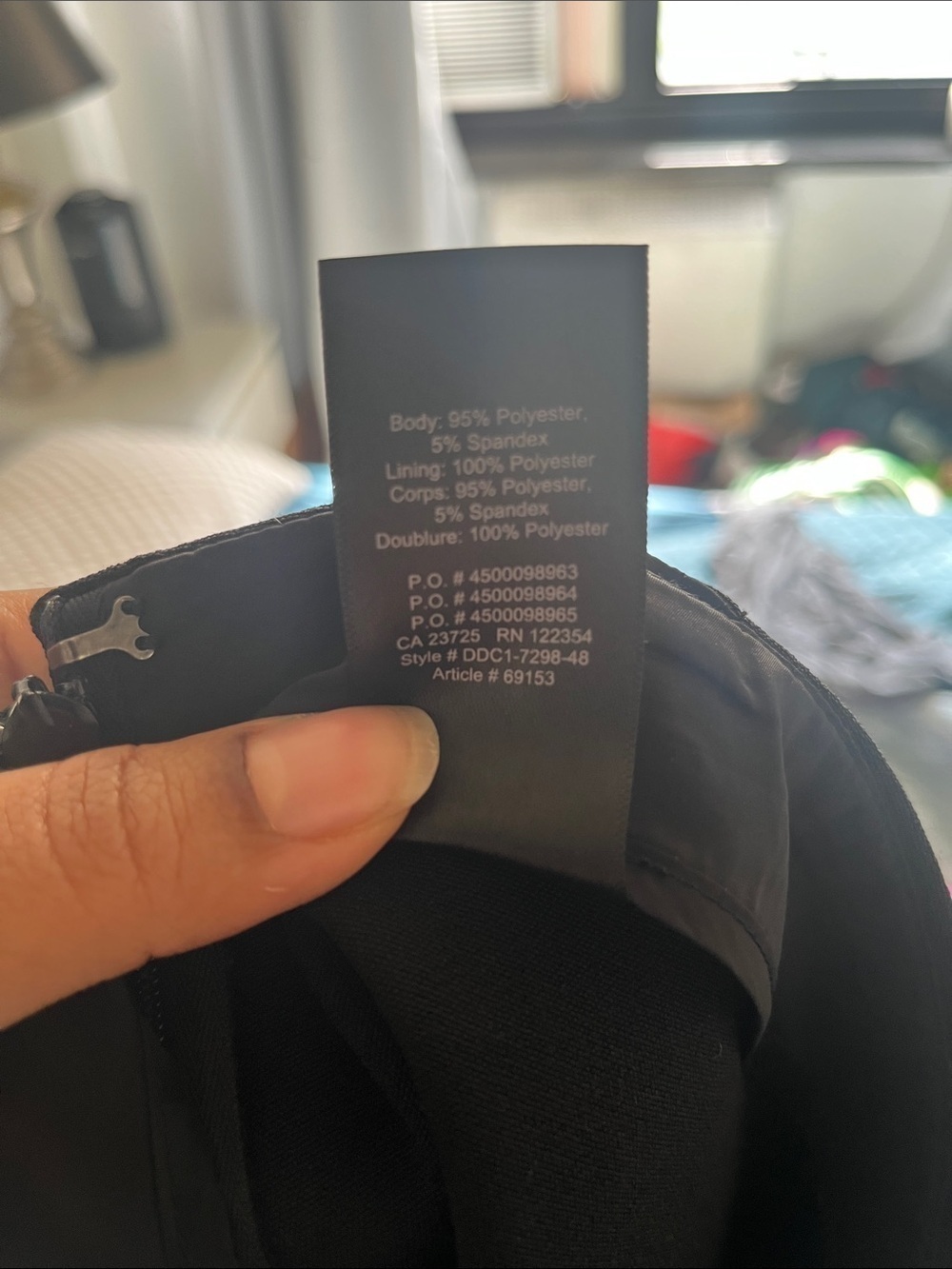 Babaton by aritzia Black Mini Skirt with Subtle Wrap Detail - Picture 10 of 10